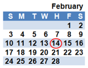 February 2013 Calendar February 2013 Calendar