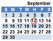 September 2013 Calendar September 2013 Calendar