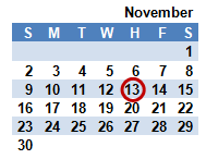 November 2014 Calendar